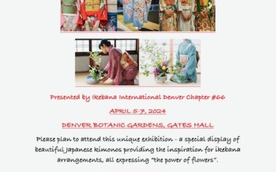 2024 April Ikebana and Kimono exhibition